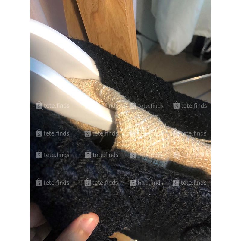 Tweed blazer- Blazer dạ tweed- Size báo hình I tete.finds