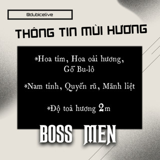 Nước hoa nam Dubice Boss Men 10ml
