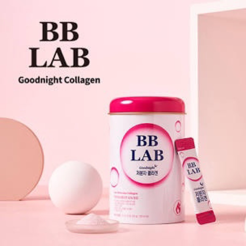 Bột Uống Collagen Làm Đẹp Da Đêm BB LAB Good Night Low Molecular Collagen 30 Gói