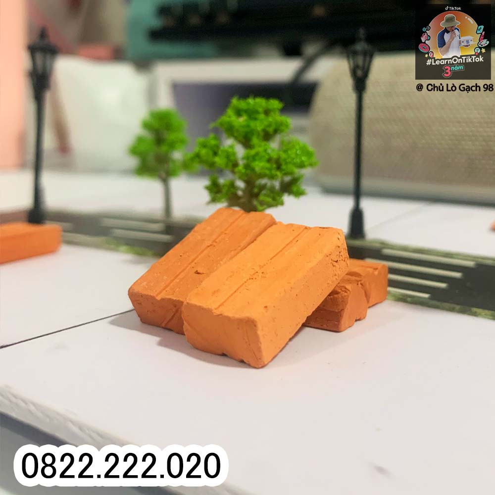 100 Viên Gạch Mini Trang Trí Bể Cá Thủy Sinh, Xây Nhà Tiểu Cảnh Mô Hình, Đồ Chơi Xây Dựng