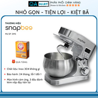 Máy trộn bột, máy nhào bột Snapbee Queen SM5 4 đầu đánh tiện lơi, công suất lớn - Dung tích 5L bảo hành 24 tháng