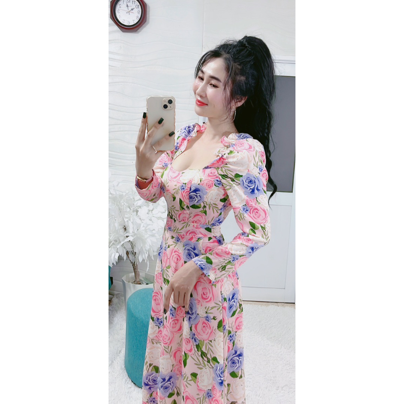 Đầm lụa Mango hàng thiết kế