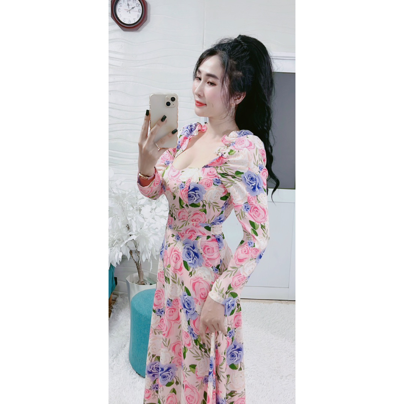 Đầm lụa Mango hàng thiết kế