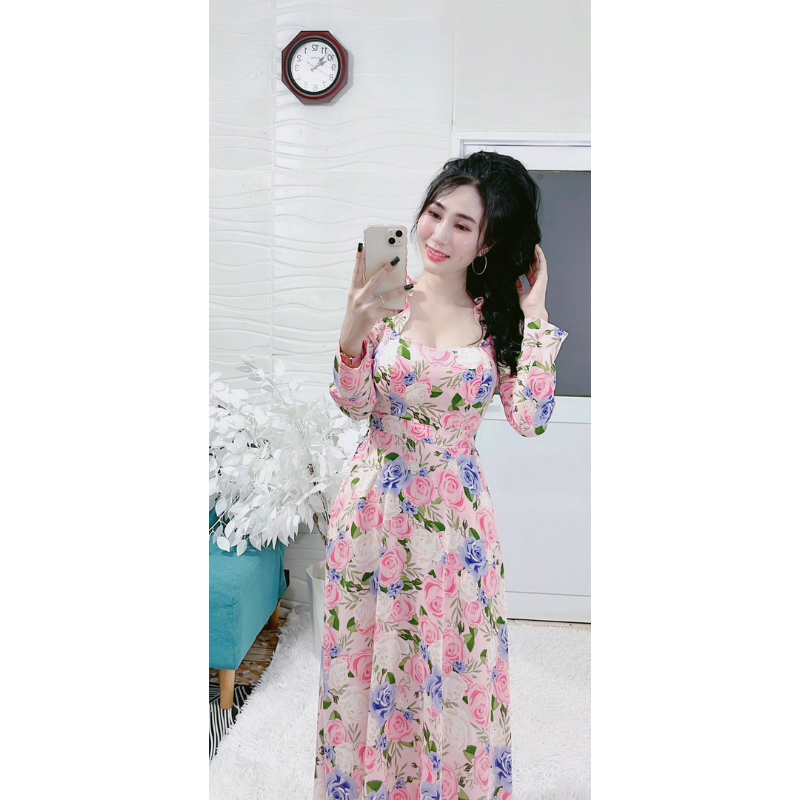 Đầm lụa Mango hàng thiết kế