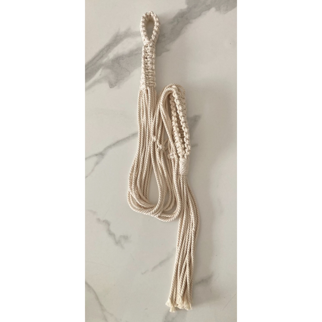 Dây treo chậu cây macrame 90cm| Macrame plant hanger 006