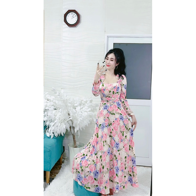 Đầm lụa Mango hàng thiết kế