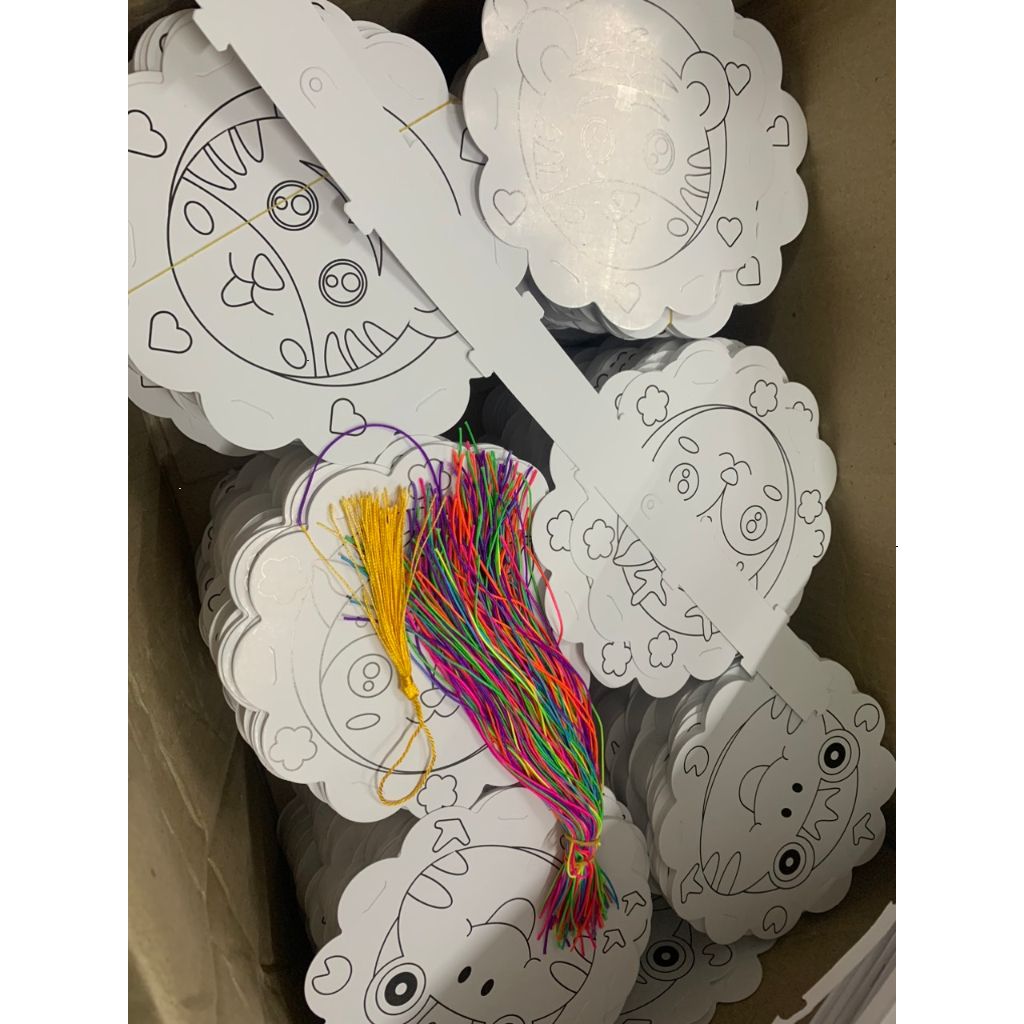 Đèn Lồng cho bé tự tô màu và lắp ráp vui TẾT TRUNG THU