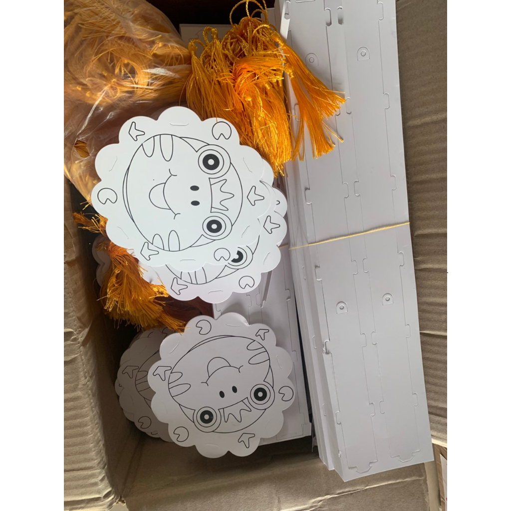 Đèn Lồng cho bé tự tô màu và lắp ráp vui TẾT TRUNG THU