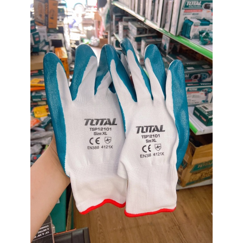 ĐỒ NGHỀ TOTAL Găng tay Nitri size XL TSP12101