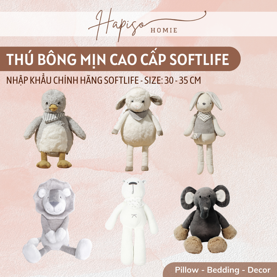 Gấu Bông Mịn Cao Cấp Soft Life