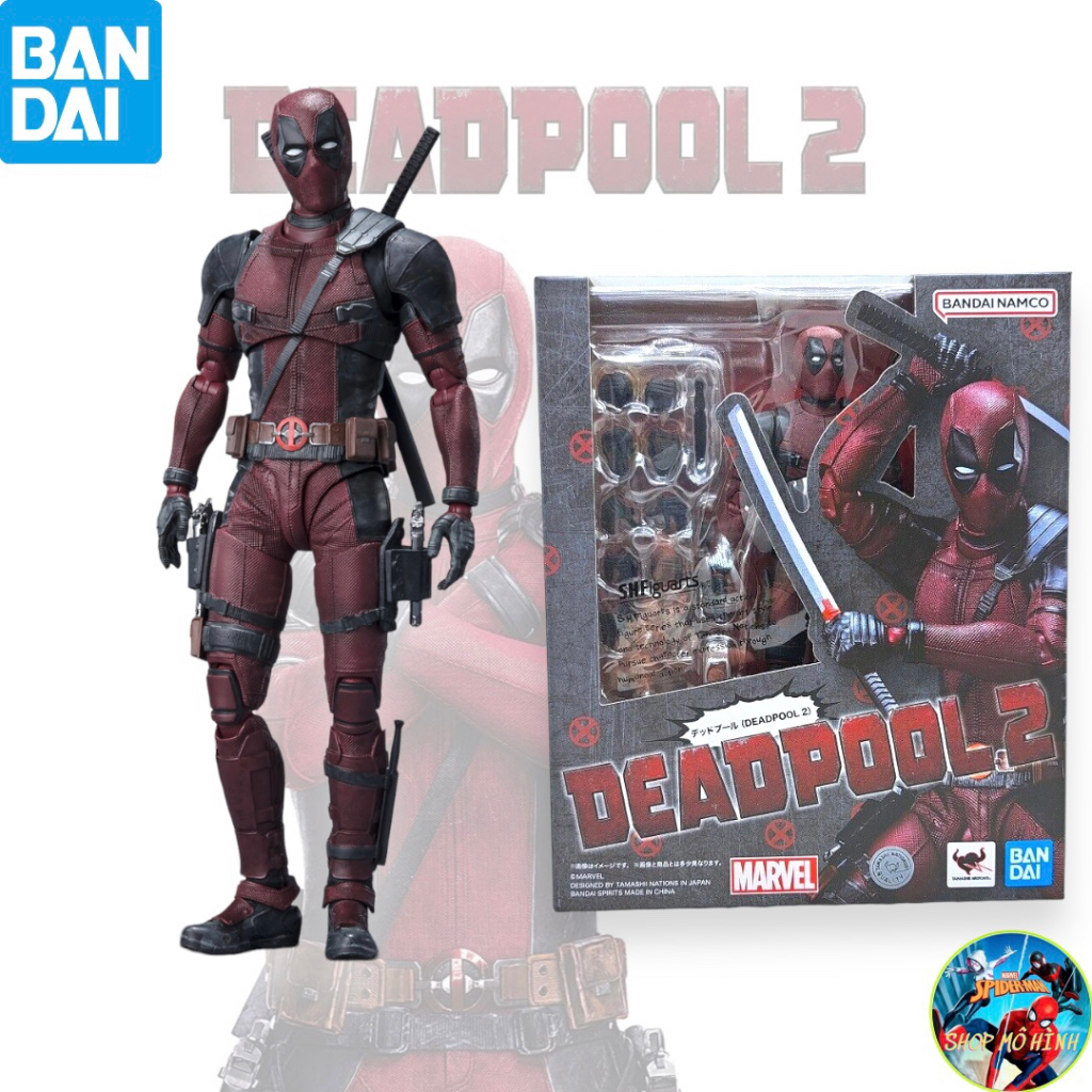 Mô Hình Nhân Vật SHF Deadpool 2 S.H.Figuarts Chính Hãng BANDAI