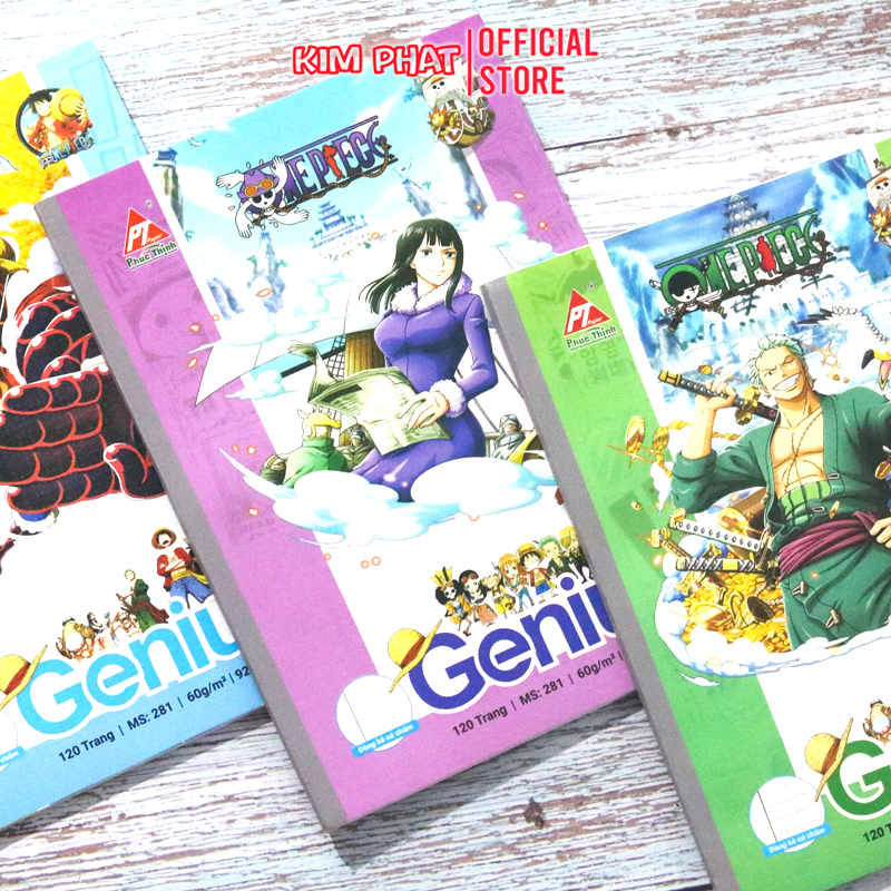 Vở kẻ ngang B5 One Piece Genius 281 - 120 Trang