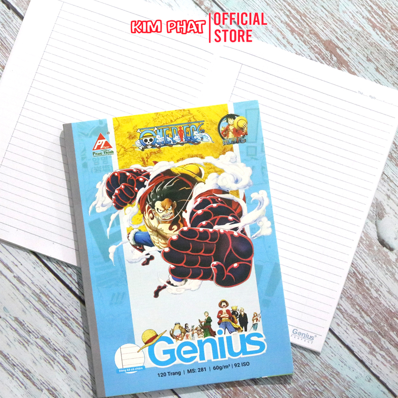 Vở kẻ ngang B5 One Piece Genius 281 - 120 Trang