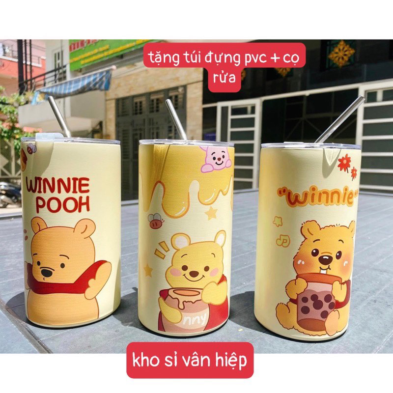 LY GIỮ NHIỆT CUTE  THÁI LAN tặng túi đựng pvc + cọ rửa ống hút