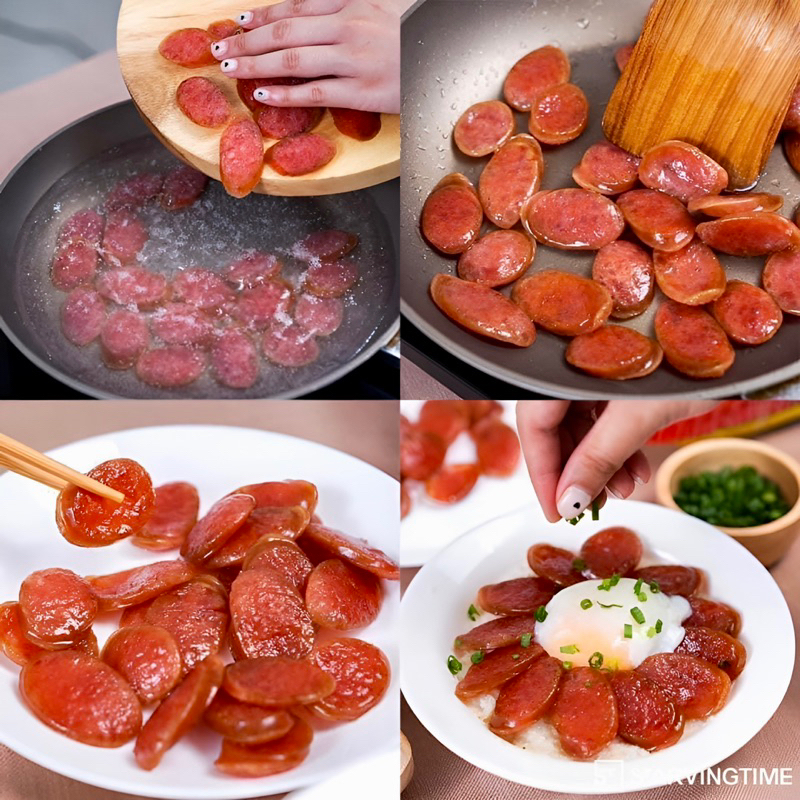 Lạp xưởng heo đỏ Chaosua Thái lan 900gr
