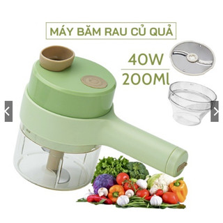 Máy xay cắt lát tỏi ớt rau củ thực phẩm đa năng mini cầm tay thái lát - máy thái rau củ nhỏ gọn tiện lợi