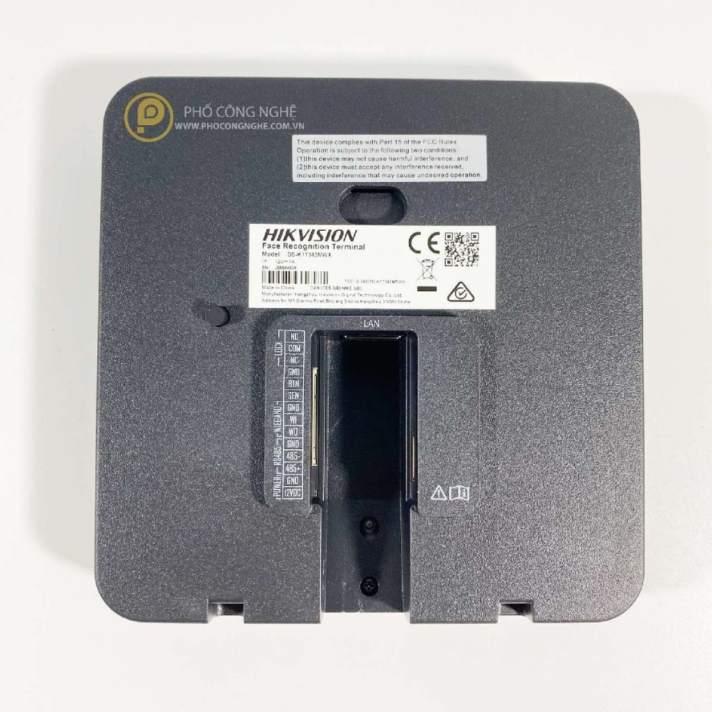 Máy chấm công khuôn mặt Hikvision DS-K1T343MWX