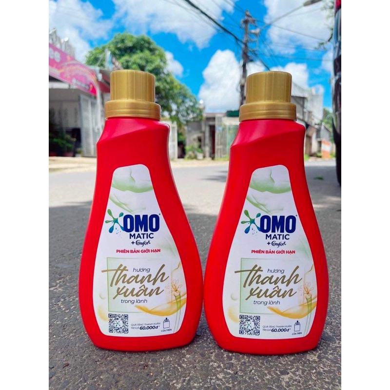 Nước giặt omo matic chai 720g