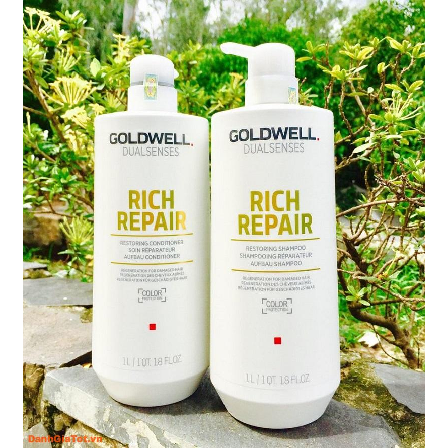 Dầu Gội Xả GOLDWELL Dưỡng Ẩm Phục Hồi GOLDWELL 1000ml