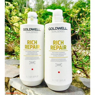 Dầu gội xả goldwell dưỡng ẩm phục hồi goldwell 1000ml
