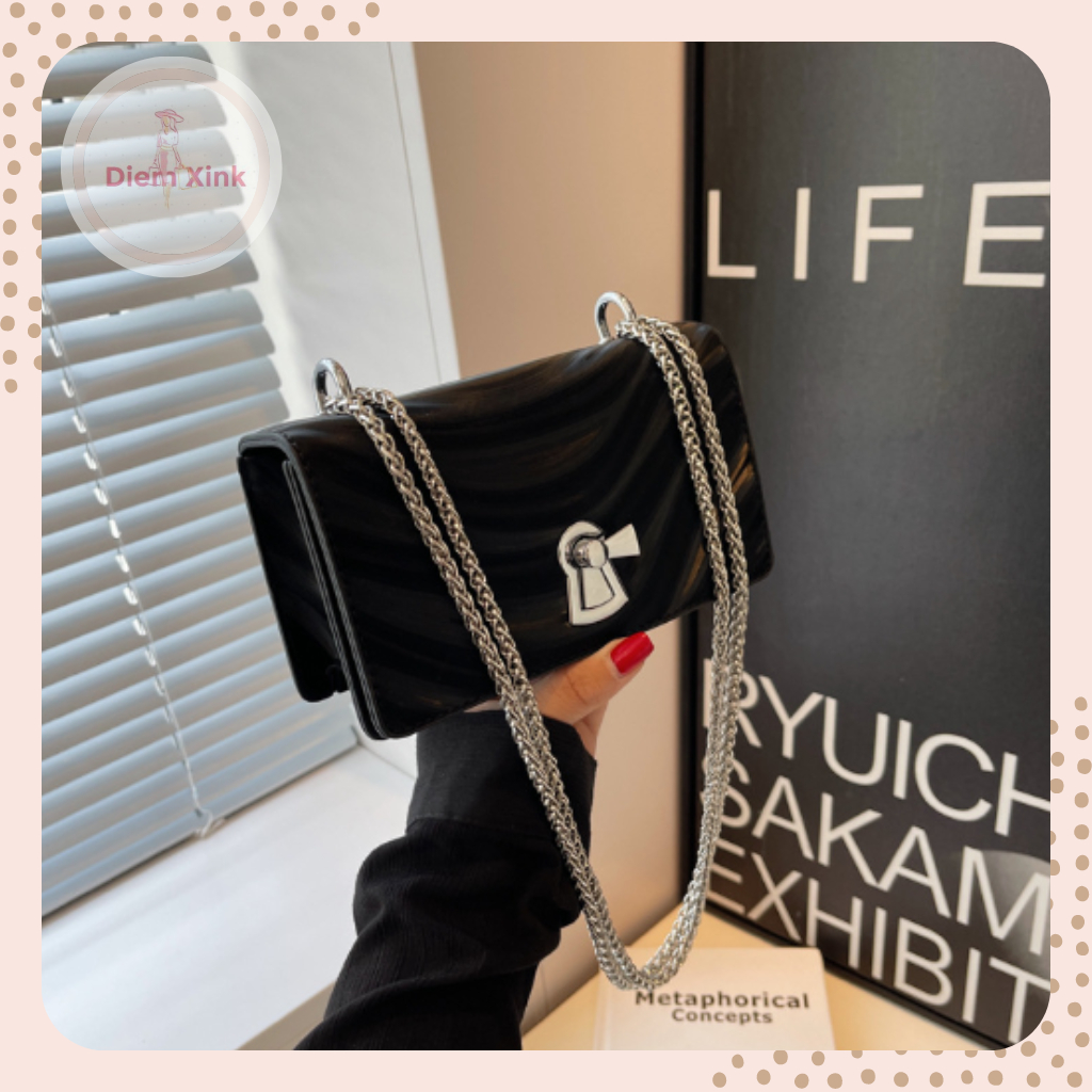 Túi Xách Nữ 2 Size 13 và 18 Cm, Túi Đeo Vai Đeo Chéo Phong Cách Hàn Quốc Xinh Xắn Đi Chơi Chụp Hình Hàng Quảng Châu