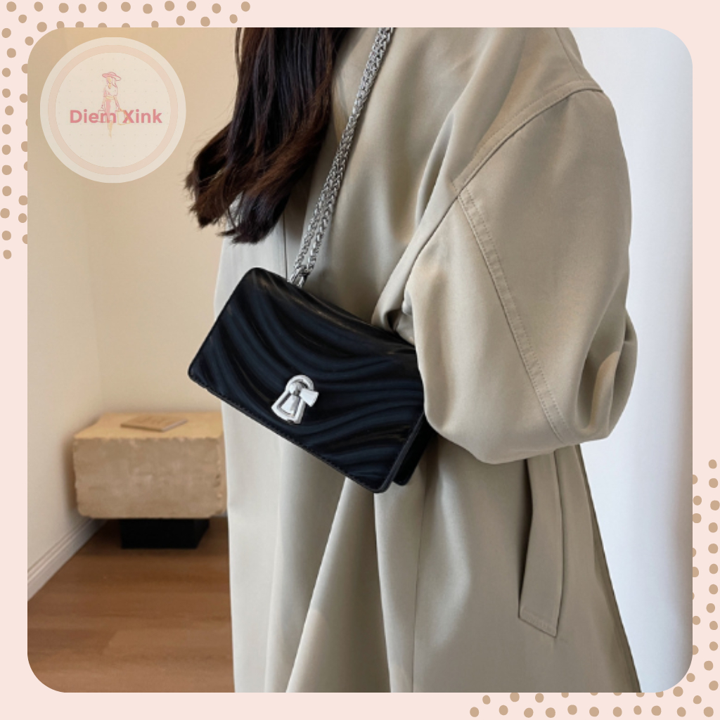 Túi Xách Nữ 2 Size 13 và 18 Cm, Túi Đeo Vai Đeo Chéo Phong Cách Hàn Quốc Xinh Xắn Đi Chơi Chụp Hình Hàng Quảng Châu