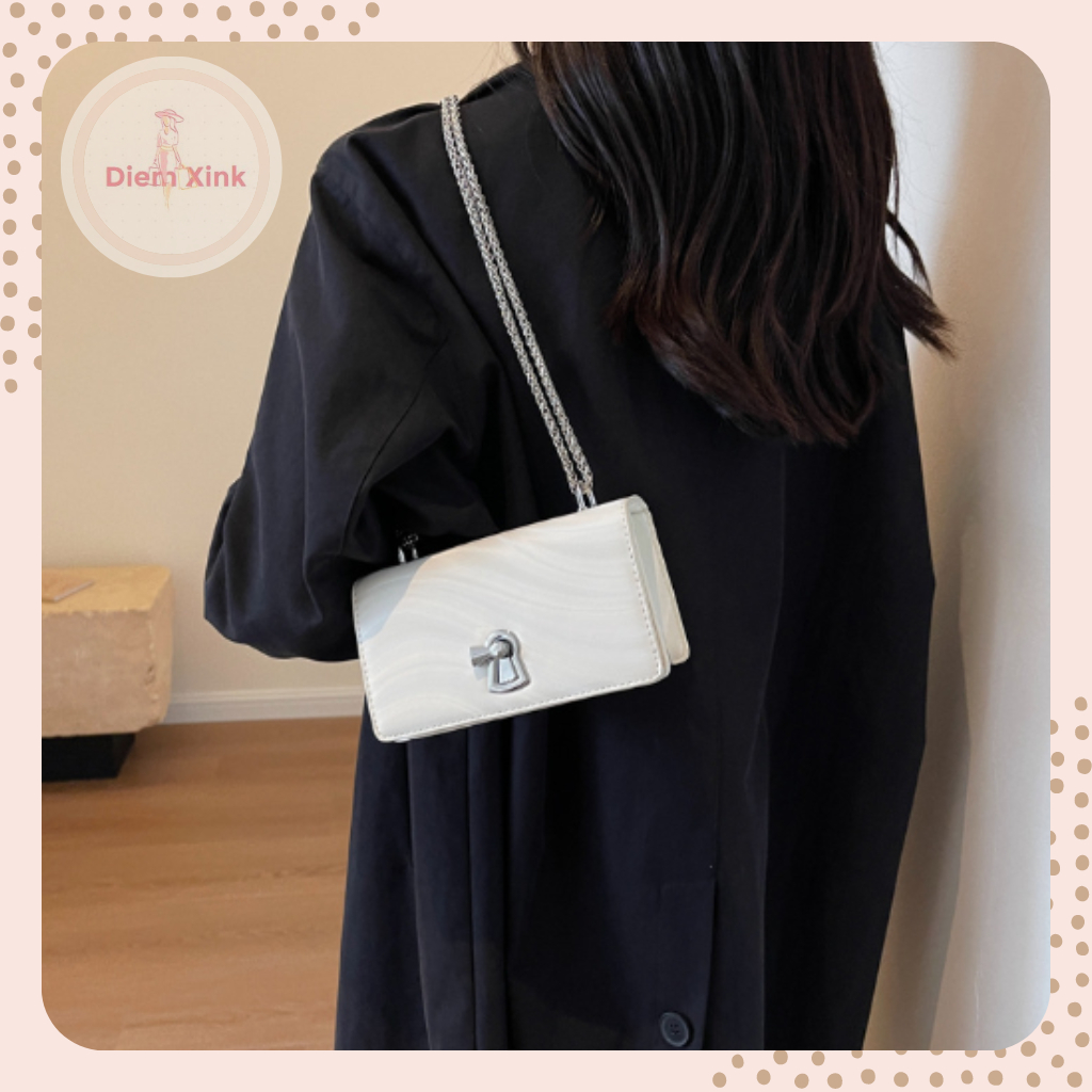 Túi Xách Nữ 2 Size 13 và 18 Cm, Túi Đeo Vai Đeo Chéo Phong Cách Hàn Quốc Xinh Xắn Đi Chơi Chụp Hình Hàng Quảng Châu