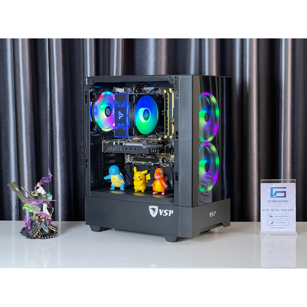Bộ Cây máy tính X79 Ram 16g VGA rời GTX 950 chơi mượt Liên minh, Đột kích,fifa 4,Free fire,PUBG MB,GTA