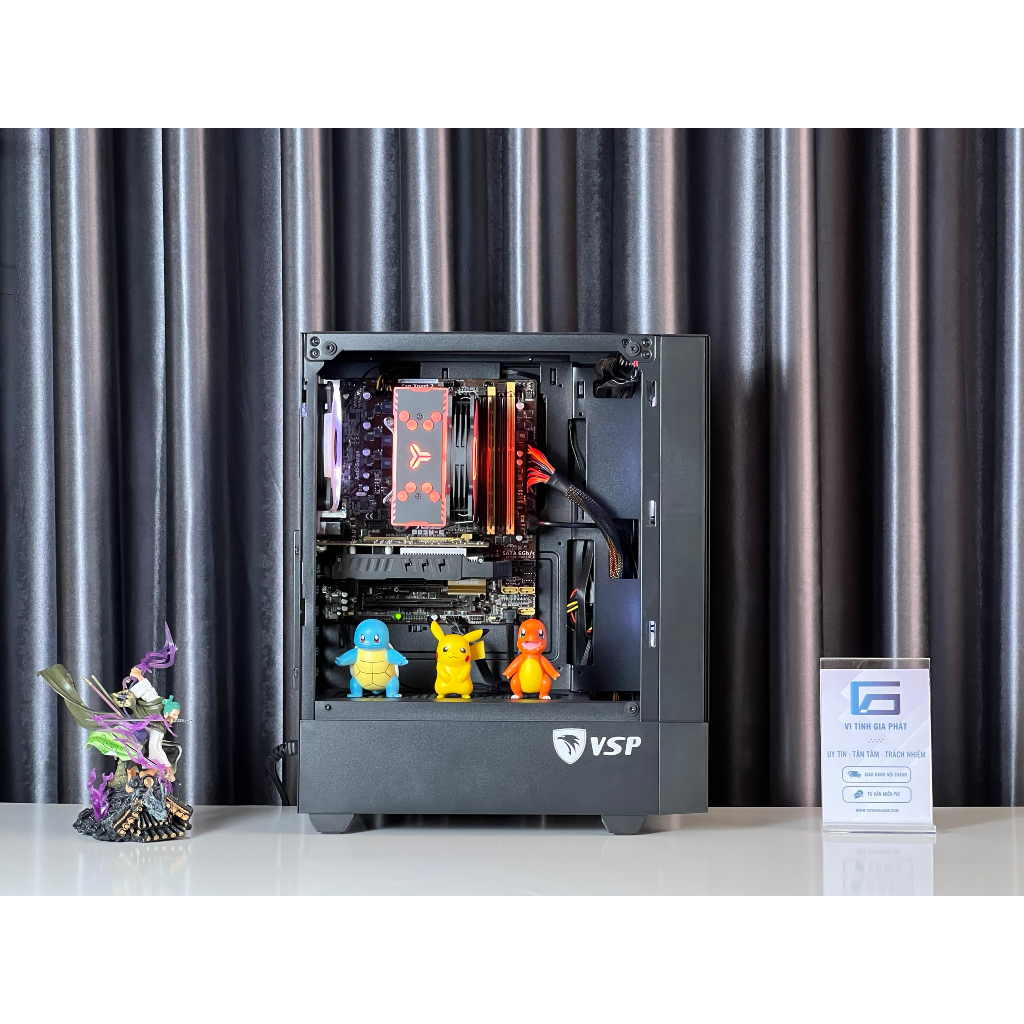 Bộ Cây máy tính X79 Ram 16g VGA rời GTX 950 chơi mượt Liên minh, Đột kích,fifa 4,Free fire,PUBG MB,GTA