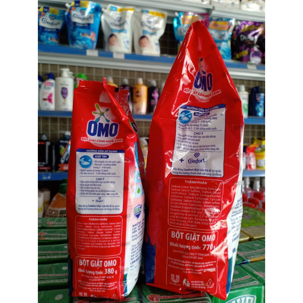 Bột Giặt Tay Omo 380g/770g