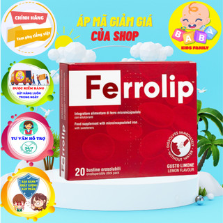 Sắt Sinh Học Ferrolip dành cho người lớn, mẹ bầu, mẹ sau sinh