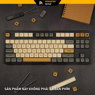 Keycap pbt xda Shimmer Retro, nút keycaps bàn phím cơ in dyesub