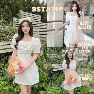 (CLIP THẬT) Đầm tafta dự tiệc đính nơ Lyra 💓FREESHIP💓 (tặng kèm nơ) mặc dự tiệc, kỉ yếu, sinh nhật