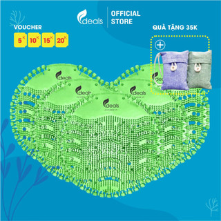 Combo 10 tấm lót khử mùi bồn tiểu ecodeals wave fresher - khử mùi vượt trội 30 ngày - mùi ngẫu nhiên
