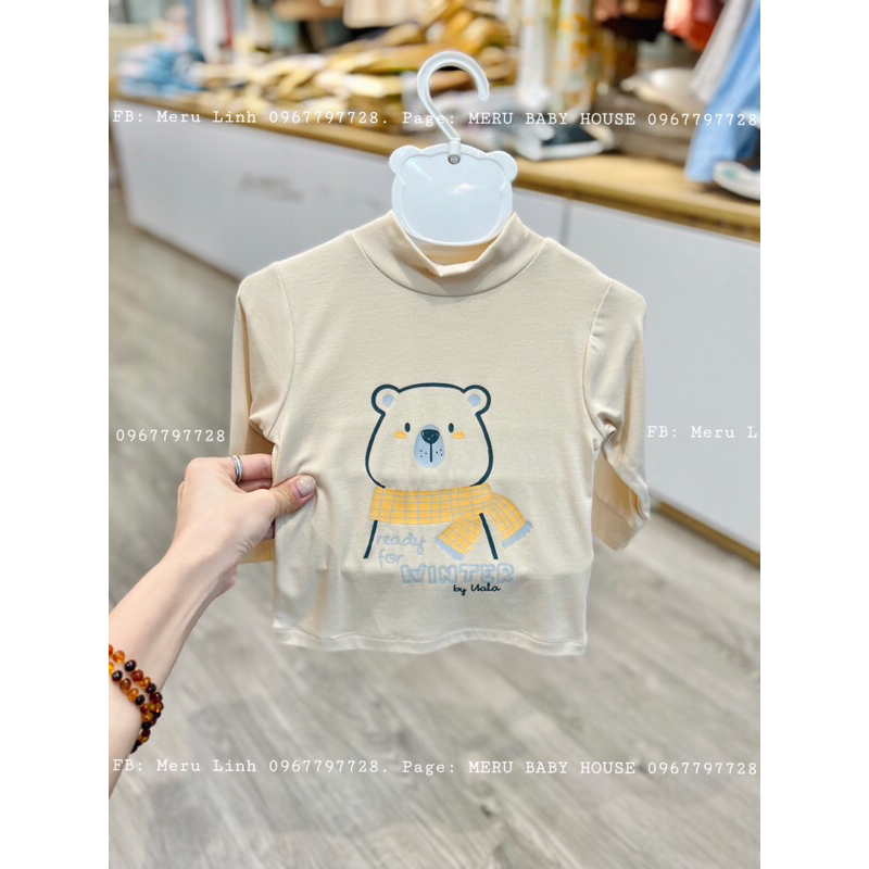 Áo giữ nhiệt cho bé Ualarogo 6 tháng - 5 tuổi vải Petit mềm mại thấm hút thoáng khi 2271-2272