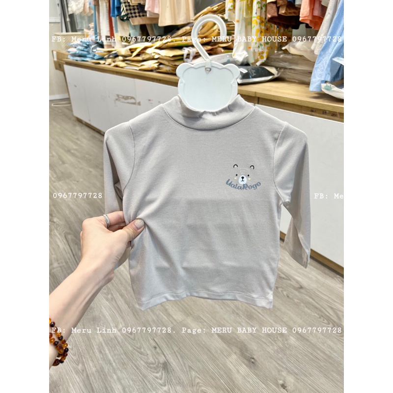 Áo giữ nhiệt cho bé Ualarogo 6 tháng - 5 tuổi vải Petit mềm mại thấm hút thoáng khi 2271-2272