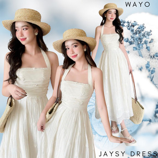 [Jaysy Dress] Đầm WAYO thiết kế cúp ngực phối hoa nhí cao cấp dự tiệc sang trọng