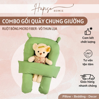 Gối Quây Nằm Chung Giường 3in1