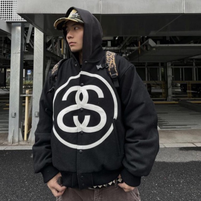 Áo khoác Bomber SS s.tussy big logo Chất Lượng cao cấp