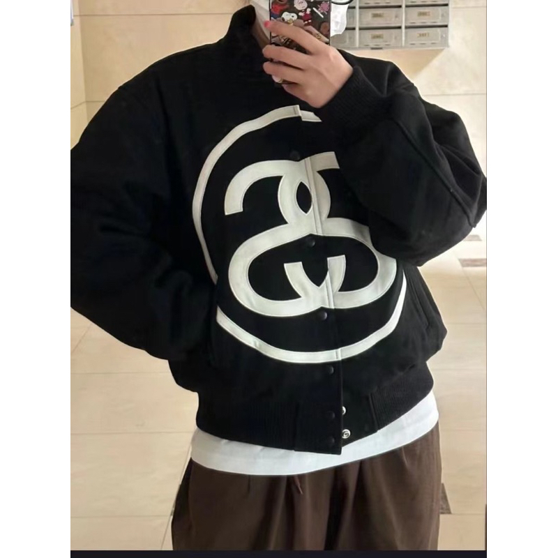 Áo khoác Bomber SS s.tussy big logo Chất Lượng cao cấp