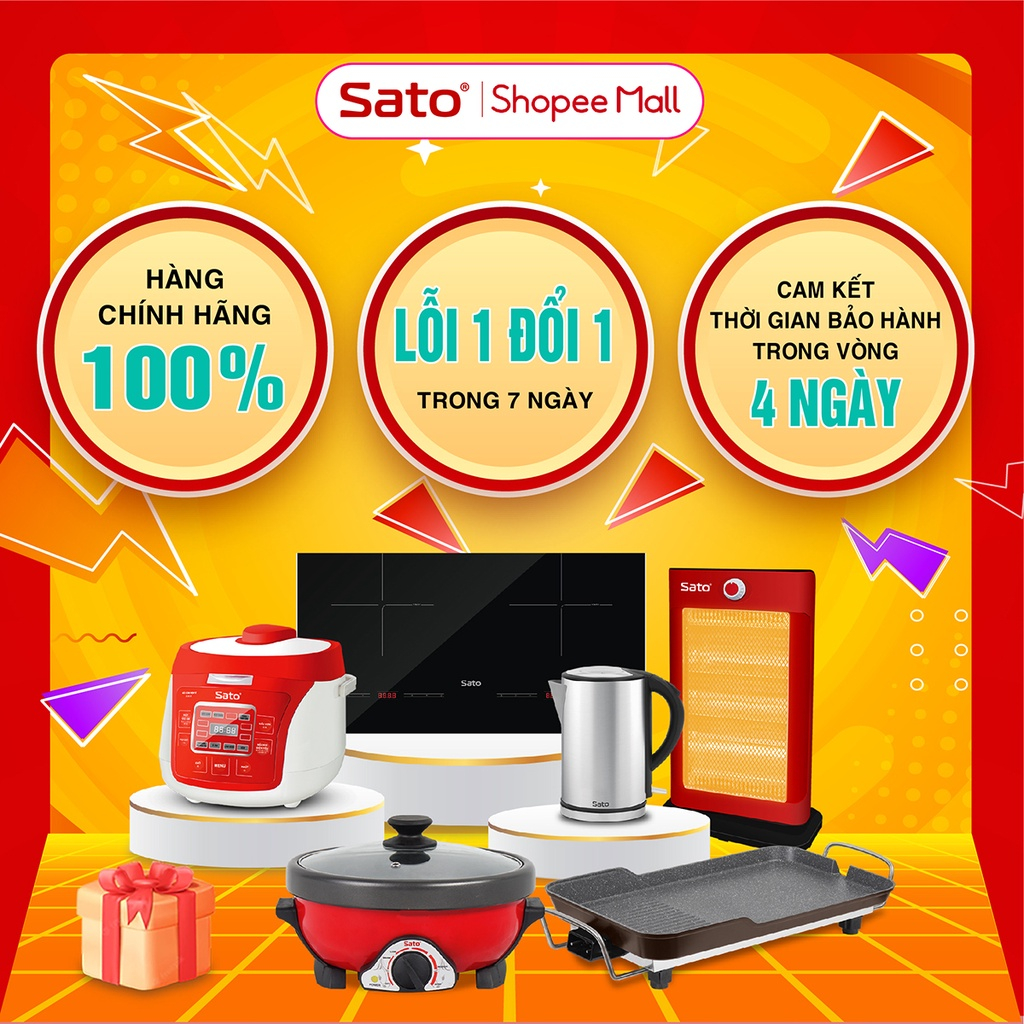 Nồi cơm điện cao tần Sato 18CT015 1.8L