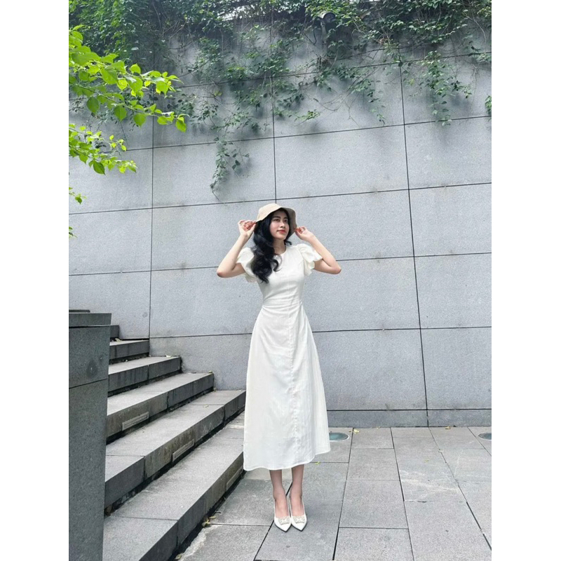 💥sỉ💥váy đen-trắng dáng dài-có khoá cho con ti