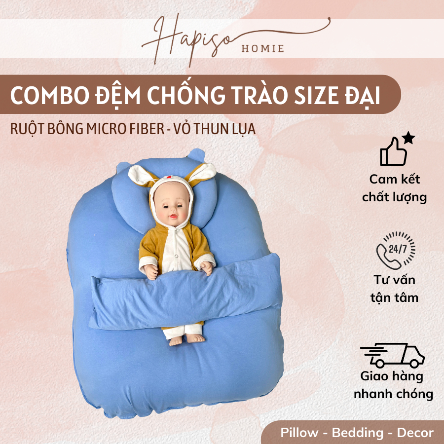 Combo Đệm Sofa Chống Trào Size Đại