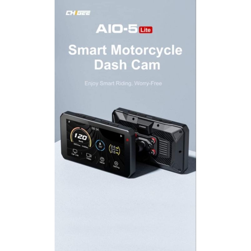 Camera Hành Trình Chigee AIO-5 Lite - Tích hợp Carplay và TPMS - Có Chống Rung