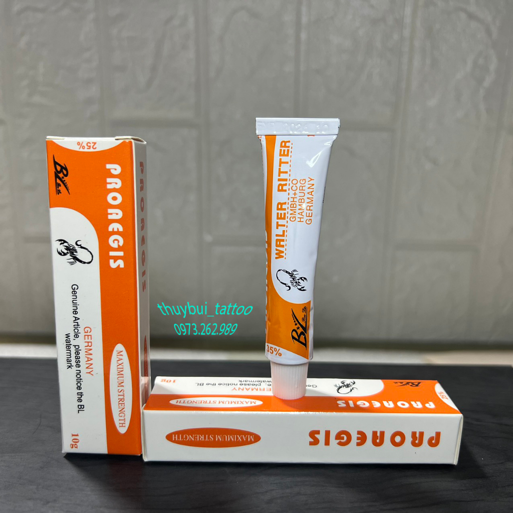 Tuýp kem te ruột hồng loại 1 dùng trong tattoo, phun xăm thẩm mỹ / thuybuishop
