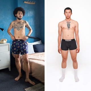 Quần sịp nam hộp 3 - 2 boxer nam sip đùi + 1 Quần đùi ngủ nam boxer shorts Logo Primus <note màu khi thanh toán>