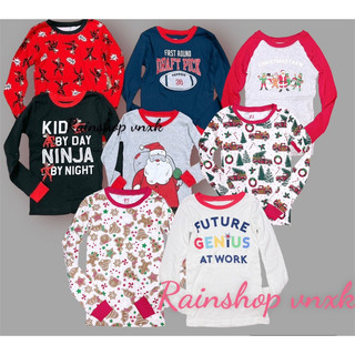 Áo thun dài tay bé trai hàng VNXK (size 2y-12y )