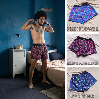 Quần đùi nam combo 4 boxer shorts Logo Primus <note màu khi thanh toán>