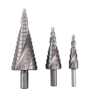 Mũi khoan tháp xoắn trắng 4-12 / 4-20 /4-32 phủ titanium hàng cao cấp