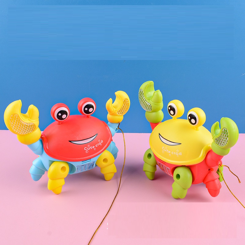 Đồ chơi con Cua, Rùa 3D chạy pin có phát nhạc và đèn nhiều màu cho bé - Kích Thích Tư Duy Khám Phá Cho Bé